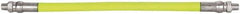 Legacy - 1' Long, 10,000 psi Operating Pressure, Rubber Grease Gun Hose - 3/16 NPT, 10,000 psi Burst Pressure - Industrial Tool & Supply