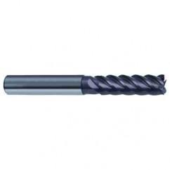 5mm Dia. - 65mm OAL - 5 FL Variable Helix Firex Carbide End Mill - Industrial Tool & Supply