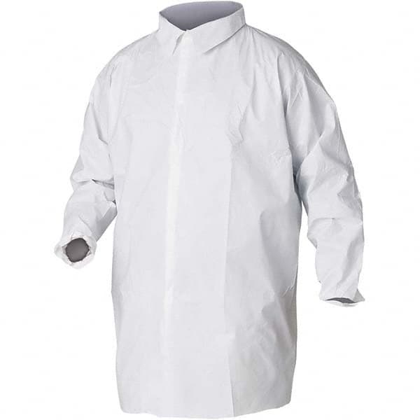 KleenGuard - Size S White Lab Coat - Exact Industrial Supply