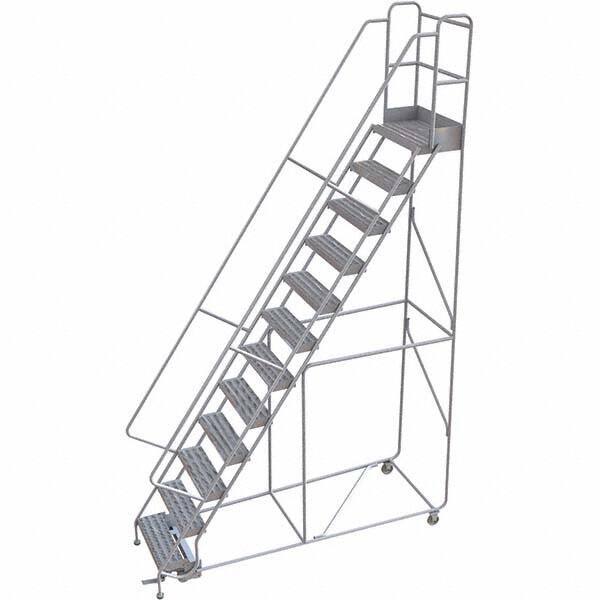 TRI-ARC - Rolling & Wall Mounted Ladders & Platforms Type: Rolling Warehouse Ladder Style: Rolling Safety Ladder - Industrial Tool & Supply