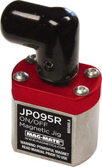 Mag-Mate - 95 Lb Load Capacity, Magnetic Clamp - 2.18" High x 1.18" Long x 0.85" Wide, 2 Poles - Industrial Tool & Supply