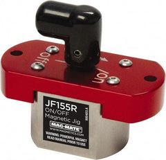 Mag-Mate - 155 Lb Load Capacity, Magnetic Clamp - 2.18" High x 2.64" Long x 1-1/4" Wide, 2 Poles - Industrial Tool & Supply