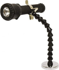 Mag-Mate - Nickel Plated Flexible Flashlight Holder - Compatible with Maglite Batteries - Industrial Tool & Supply