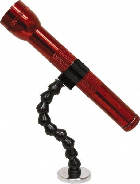 Mag-Mate - Coated Vinyl Flexible Flashlight Holder - Compatible with Maglite Batteries - Industrial Tool & Supply