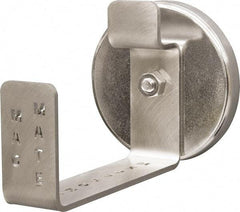 Mag-Mate - 45 Lb Capacity, 4-3/8" Projection, 303 Stainless Steel Magnetic Hose Cord Hook - 4-3/8" OAL - Industrial Tool & Supply