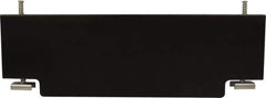 Mag-Mate - 2' Wide x 0.69' High, Stainless Steel Vertical Wind Welding Barricade - Black - Industrial Tool & Supply