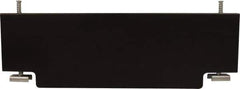 Mag-Mate - 3' Wide x 0.69' High, Stainless Steel Vertical Wind Welding Barricade - Black - Industrial Tool & Supply