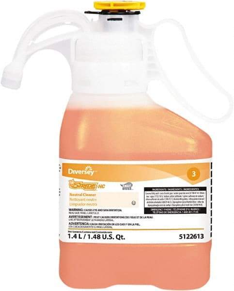 Diversey - 1.4 L Bottle Cleaner/Degreaser - Liquid, Disinfectant, Citrus - Industrial Tool & Supply