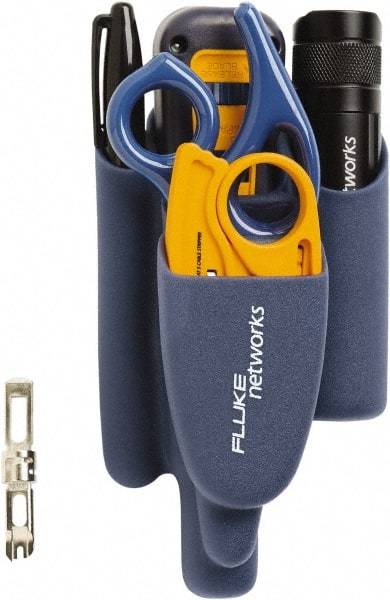 Fluke Networks - 7 Piece, Punchdown Tool Kit - Comes in Clam Shell - Industrial Tool & Supply