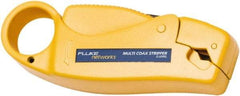 Fluke Networks - 1 Piece, Coaxial Wire Stripper - Comes in Clam Shell - Industrial Tool & Supply