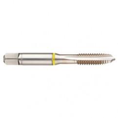 42377 2B 4-Flute Cobalt Yellow Ring Spiral Point Plug Tap-Bright - Industrial Tool & Supply