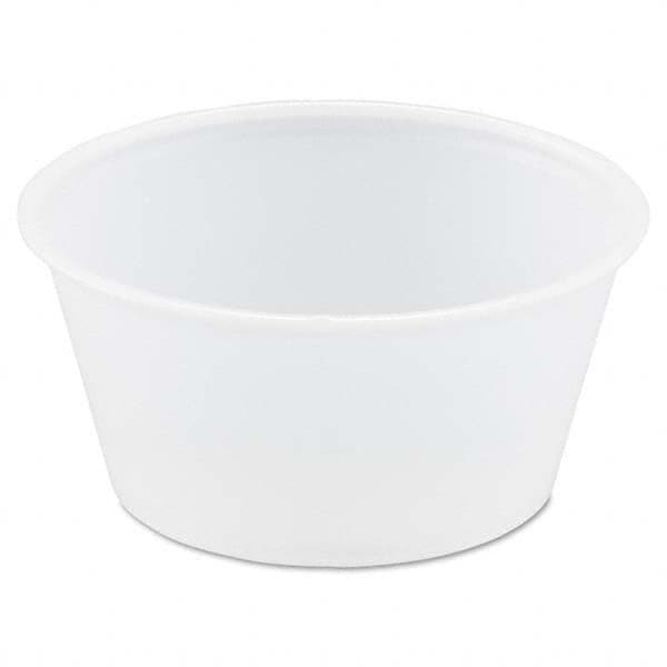 DART - Polystyrene Portion Cups, 3.25 oz, Translucent, 250/Bag, 10 Bags/Carton - Industrial Tool & Supply