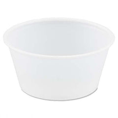DART - Polystyrene Portion Cups, 3.25 oz, Translucent, 250/Bag, 10 Bags/Carton - Industrial Tool & Supply