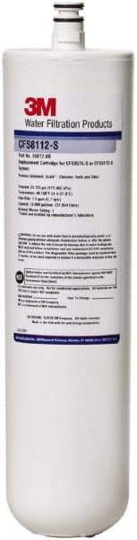 3M - 3-3/16" OD, 1µ, Polypropylene Replacement Cartridge for 3M/CUNO Commerical Foodservice Systems - 12-7/8" Long, Reduces Particulate, Tastes, Odors, Chlorine & Scales - Industrial Tool & Supply