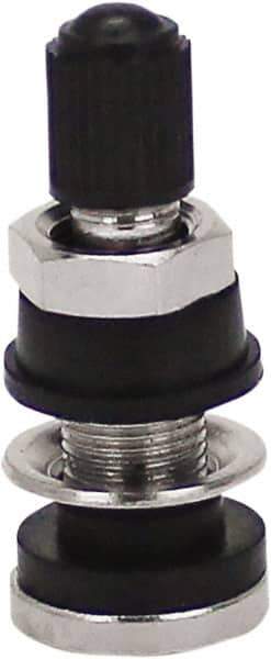 Milton - Clamp-In Tubeless Tire Valve - For Rim Holes 5/8", Rim Holes .453 - Industrial Tool & Supply