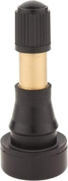 Milton - Tubeless Tire Valve - For Rim Holes .453 - Industrial Tool & Supply