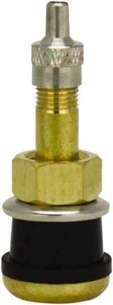 Milton - Clamp-In Tubeless Tire Valve - For Trucks, Buses - Industrial Tool & Supply