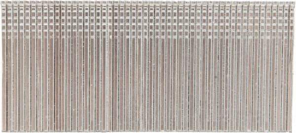 Stanley Bostitch - 16 Gauge 1/16" Shank Diam 1-1/2" Long Finishing Nails for Power Nailers - Steel, Bright Finish, Smooth Shank, Straight Stick Adhesive Collation, Round Head, Chisel Point - Industrial Tool & Supply