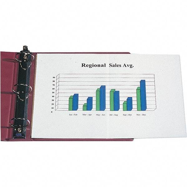 C-LINE - 25 Piece Clear Sheet Protectors-Ring Binder - 17" High x 11" Wide - Industrial Tool & Supply