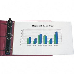 C-LINE - 25 Piece Clear Sheet Protectors-Ring Binder - 17" High x 11" Wide - Industrial Tool & Supply