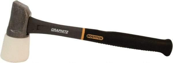 Stanley Bostitch - 3-11/16 Lb Head 2-1/2" Face Polymer Beveled Face Flooring Mallet - Composite Handle - Industrial Tool & Supply