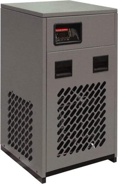 Alpha-Pure - 30 hp, 1-1/2" Pipe, 125 CFM Refrigerated Compressed Air Dryer - FNPT End Connections, 230 Max psi, 12.85 Amp, 1.17 kw, 115 Volt, 24" Long x 22" Wide x 40" High, Closed Auto Drain - Industrial Tool & Supply