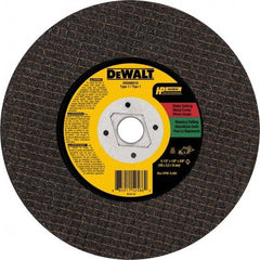 DeWALT - 6-1/2" 24 Grit Aluminum Oxide Cutoff Wheel - 1/8" Thick, 1" Arbor, 9,400 Max RPM, Use with Angle Grinders - Industrial Tool & Supply
