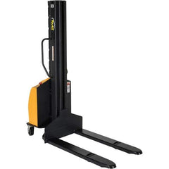 Vestil - Battery Operated Lifts Type: Narrow Mast Stacker Load Capacity (Lb.): 1,500 - Industrial Tool & Supply