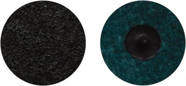 Norton - 4" Disc Diam, Aluminum Oxide Quick Change Disc - Type R Attaching System, Nonwoven, Blue, Coarse Grade, 12,000 RPM - Industrial Tool & Supply