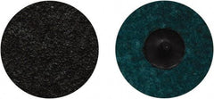 Norton - 4" Disc Diam, Aluminum Oxide Quick Change Disc - Type R Attaching System, Nonwoven, Blue, Coarse Grade, 12,000 RPM - Industrial Tool & Supply