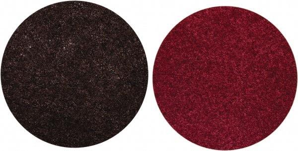 Norton - 4-1/2" Diam, Aluminum Oxide Hook & Loop Disc - Medium Grade, Nonwoven, Nylon Backing, - Industrial Tool & Supply