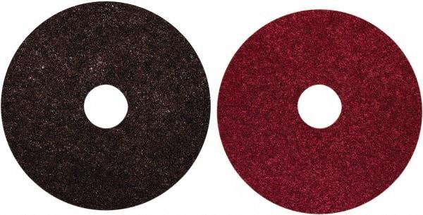 Norton - 4-1/2" Diam, Aluminum Oxide Hook & Loop Disc - Medium Grade, Nonwoven, Nylon Backing, - Industrial Tool & Supply