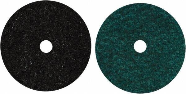 Norton - 7" Diam, Aluminum Oxide Hook & Loop Disc - Coarse Grade, Nonwoven, Nylon Backing, - Industrial Tool & Supply