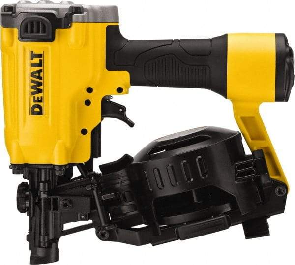 DeWALT - 3/4 to 1-3/4" Nail Length, 0.12" Nail Diam, Roofing Air Nailer - 70 to 120 psi - Industrial Tool & Supply