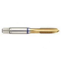 M20x2.5 6H 4-Flute PM Cobalt Blue Ring Spiral Point Plug Tap-TiN - Industrial Tool & Supply