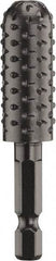 DeWALT - 1/2" Cut Diam, 1/4" Shank Diam, Cylinder Head Fine Diamond Cut Burr - Steel - Industrial Tool & Supply