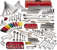 Proto - 194 Piece 1/4, 3/8 & 1/2" Drive Master Tool Set - Comes in Top Chest - Industrial Tool & Supply