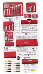 Proto - 194 Piece 1/4, 3/8 & 1/2" Drive Master Tool Set - Comes in Top Chest - Industrial Tool & Supply