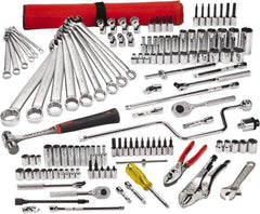 Proto - 126 Piece 1/4 & 3/8" Drive Master Tool Set - Comes in Top Chest - Industrial Tool & Supply