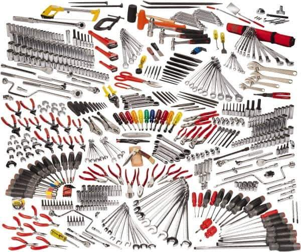 Proto - 558 Piece 1/4, 3/8 & 1/2" Drive Master Tool Set - Comes in Workstation - Industrial Tool & Supply