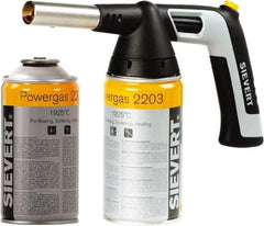 Sievert - Self Igniting Propane & Butane Torch - Contains Torch with 20mm Burner - Exact Industrial Supply