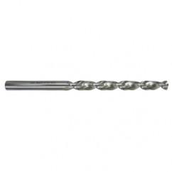 4mm Dia. - HSS Parabolic Taper Length Drill-130° Point-Coolant-Bright - Industrial Tool & Supply