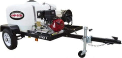 Simpson - Gas, 8.5 hp, 3,800 psi, 3.5 GPM, Cold Water Pressure Washer - CAT Triplex, 100' x 3/8" Hose - Industrial Tool & Supply