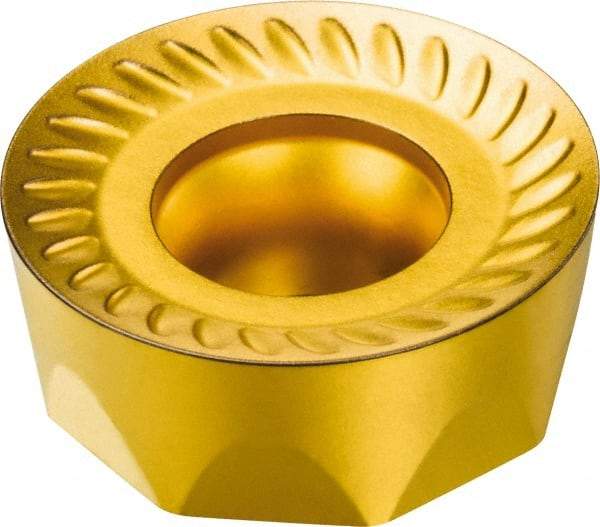 Sandvik Coromant - RCKT10T3M0 MM Grade 2030 Carbide Milling Insert - TiAlN/TiN Finish, 3.97mm Thick, 10mm Inscribed Circle - Industrial Tool & Supply