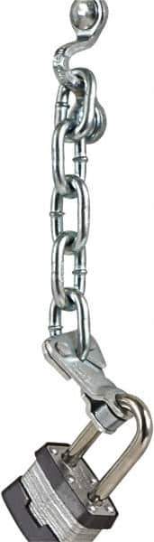 Sav-Lok - Chain Assembly - For Use with Padlocks with Shackles from 5/16 to 3/8" - Industrial Tool & Supply