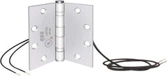 SDC - 4-1/2" Long x 4-1/2" Wide Steel Full Mortise Hinge - 2 Knuckles - Industrial Tool & Supply