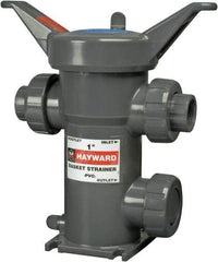 Hayward - 1" Hose, Simplex Basket Strainer - PVC - Industrial Tool & Supply