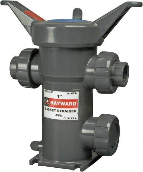 Hayward - 3" Hose, Simplex Basket Strainer - PVC - Industrial Tool & Supply
