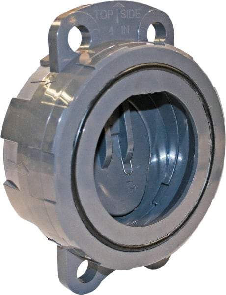 Hayward - 8" PVC Check Valve - Wafer Check Valve, Wafer, 150 WOG - Industrial Tool & Supply