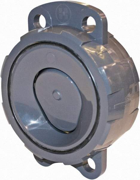 Hayward - 3" PVC Check Valve - Wafer Check Valve, Wafer, 150 WOG - Industrial Tool & Supply